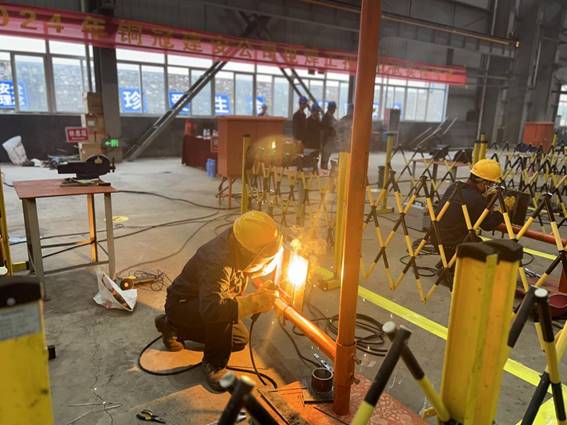 公司舉辦電焊工、電工技術(shù)比武