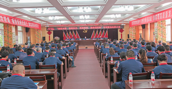 公司召開“違規(guī)決策、違規(guī)投資、違規(guī)擔(dān)保、違規(guī)招投標(biāo)”專項(xiàng)整治動(dòng)員大會