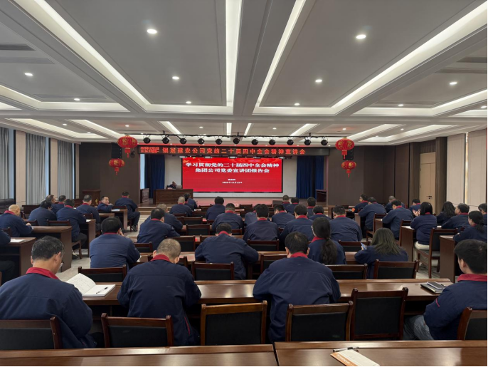 公司召開學習貫徹黨的二十屆四中全會精神宣講會 公司召開學習貫徹黨的二十屆四中全會精神宣講會